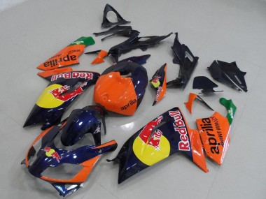 2006-2011 Aprilia RS125 Motorcycle Fairings - Orange Red Yellow Dark Blue Red Bull Canada Suppliers