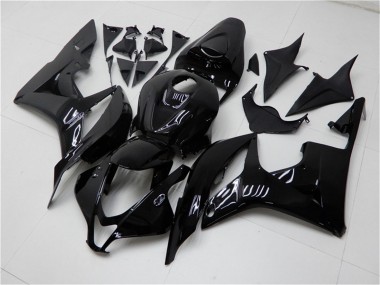 2007-2008 Honda CBR600RR Motorcycle Fairings - Glossy Black Canada Suppliers