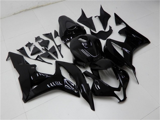 2007-2008 Honda CBR600RR Motorcycle Fairings - Glossy Black Canada Suppliers