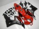 2007-2008 Honda CBR600RR Motorcycle Fairings - Red Matte Black with Decals Canada Suppliers