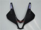 2007-2008 Honda CBR600RR Motorcycle Fairings - Matte Black Silver Grey Repsol Canada Suppliers