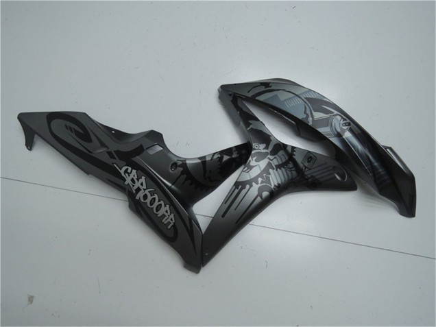 2007-2008 Honda CBR600RR Motorcycle Fairings - Matte Black Graffiti Canada Suppliers