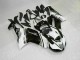 2007-2008 Kawasaki ZX6R Motorcycle Fairings - Black White Canada Suppliers