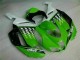 2007-2008 Kawasaki ZX6R Motorcycle Fairings - Green White Ninja Canada Suppliers