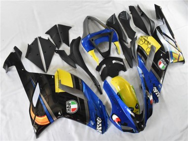 2007-2008 Kawasaki ZX6R Motorcycle Fairings - Blue Shark Canada Suppliers