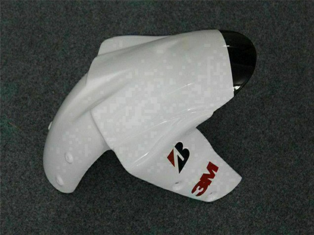 2007-2008 Kawasaki ZX6R Motorcycle Fairings - Black White Elf Canada Suppliers