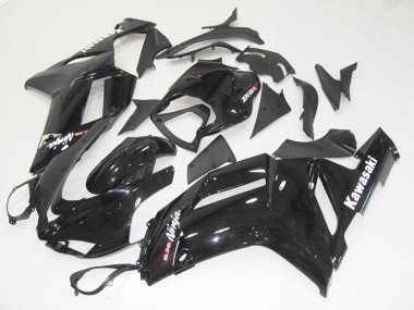 2007-2008 Kawasaki ZX6R Motorcycle Fairings - Glossy Black Canada Suppliers