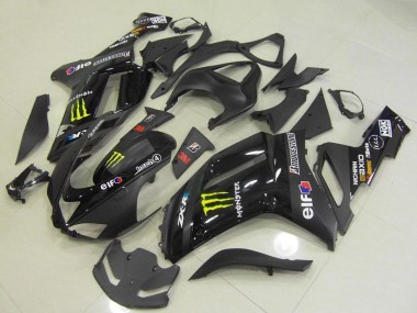 2007-2008 Kawasaki ZX6R Motorcycle Fairings - Black Monster Canada Suppliers