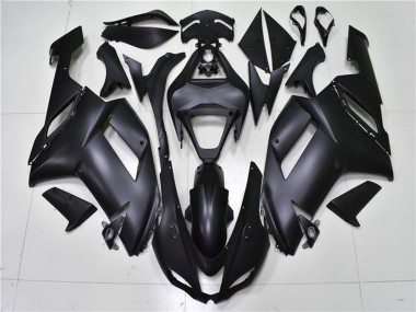 2007-2008 Kawasaki ZX6R Motorcycle Fairings - Matte Black Canada Suppliers