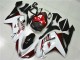 2007-2008 Kawasaki ZX6R Motorcycle Fairings - White Black Red Canada Suppliers