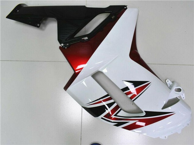 2007-2008 Kawasaki ZX6R Motorcycle Fairings - White Black Red Canada Suppliers
