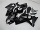 2007-2008 Suzuki GSXR 1000 Motorcycle Fairings - Glossy Black Matte Black No Decal Canada Suppliers