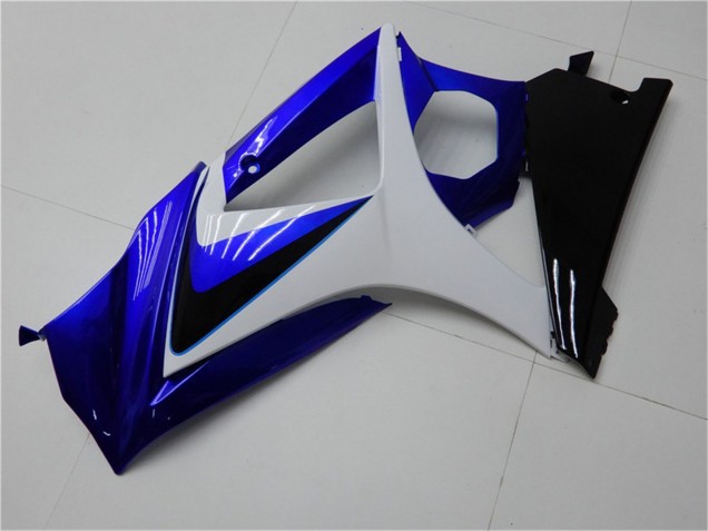 2007-2008 Suzuki GSXR 1000 Motorcycle Fairings - White Blue Black No Decal Canada Suppliers