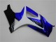 2007-2008 Suzuki GSXR 1000 Motorcycle Fairings - White Blue Black No Decal Canada Suppliers
