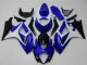 2007-2008 Suzuki GSXR 1000 Motorcycle Fairings - White Blue Black No Decal Canada Suppliers