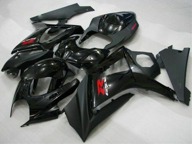 2007-2008 Suzuki GSXR 1000 Motorcycle Fairings - Glossy Black Matte Black Red Canada Suppliers