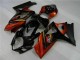 2007-2008 Suzuki GSXR 1000 Motorcycle Fairings - Black Orange Canada Suppliers