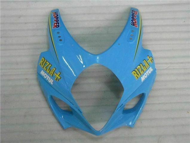2007-2008 Suzuki GSXR 1000 Motorcycle Fairing Kits - Blue Gold Black Rizla Canada Suppliers