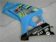 2007-2008 Suzuki GSXR 1000 Motorcycle Fairing Kits - Blue Gold Black Rizla Canada Suppliers