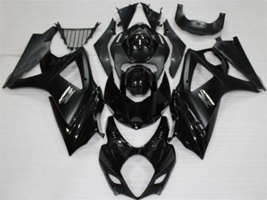 2007-2008 Suzuki GSXR 1000 Motorcycle Fairings - Glossy Black Matte Black White Canada Suppliers