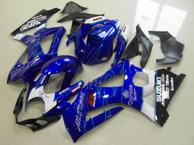 2007-2008 Suzuki GSXR 1000 Motorcycle Fairing - Blue White Black Corona Canada Suppliers