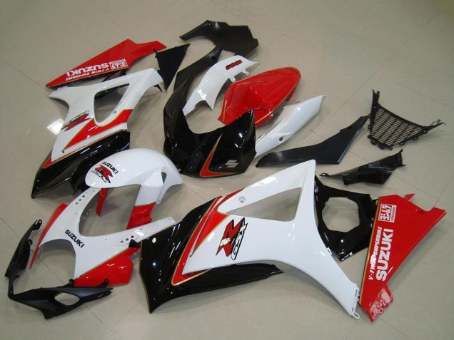 2007-2008 Suzuki GSXR 1000 Motorcycle Fairing Kits - White Red Black Canada Suppliers