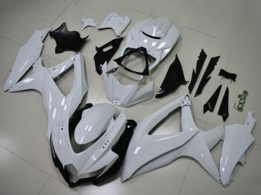 2008-2010 Suzuki GSXR 600/750 Motorcycle Fairings - Glossy White Canada Suppliers