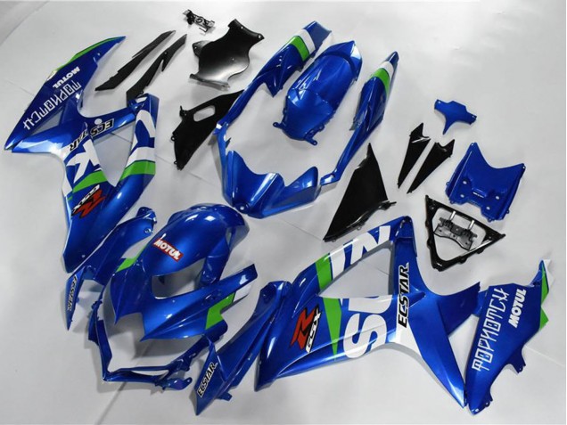 2008-2010 Suzuki GSXR 600/750 Motorcycle Fairings - Blue White Green Black Canada Suppliers