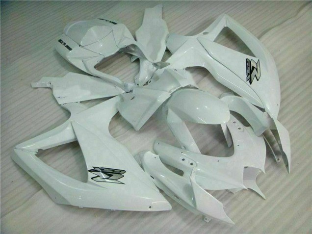 2008-2010 Suzuki GSXR 600/750 Motorcycle Fairings - White Canada Suppliers