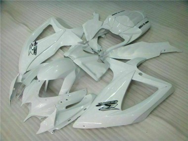 2008-2010 Suzuki GSXR 600/750 Motorcycle Fairings - White Canada Suppliers