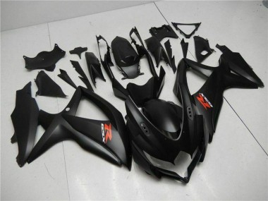 2008-2010 Suzuki GSXR 600/750 Motorcycle Fairings - Matte Black Red Canada Suppliers
