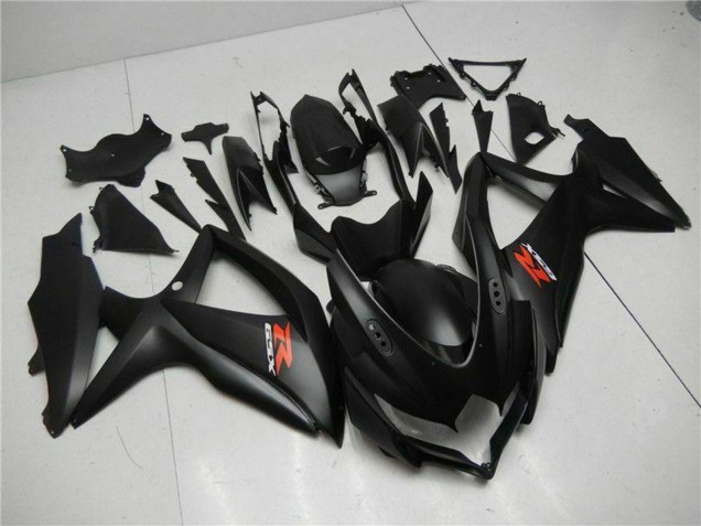 2008-2010 Suzuki GSXR 600/750 Motorcycle Fairings - Matte Black Red Canada Suppliers