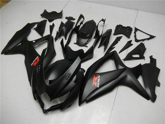 2008-2010 Suzuki GSXR 600/750 Motorcycle Fairings - Matte Black Red Canada Suppliers