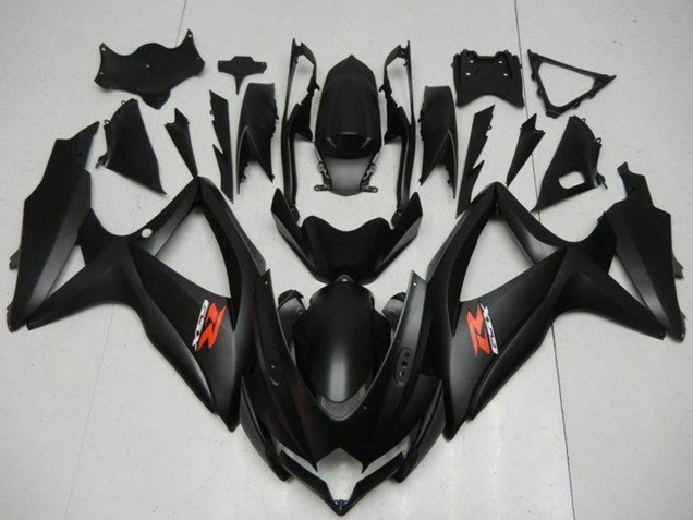 2008-2010 Suzuki GSXR 600/750 Motorcycle Fairings - Matte Black Red Canada Suppliers