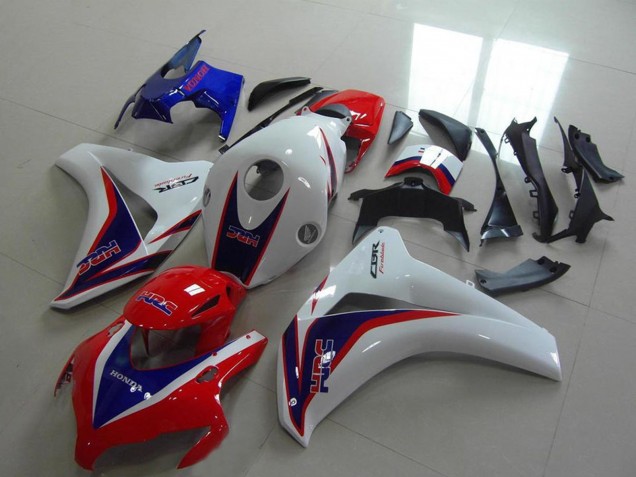 2008-2011 Honda CBR1000RR Motorcycle Fairing - White Red Blue HRC Canada Suppliers