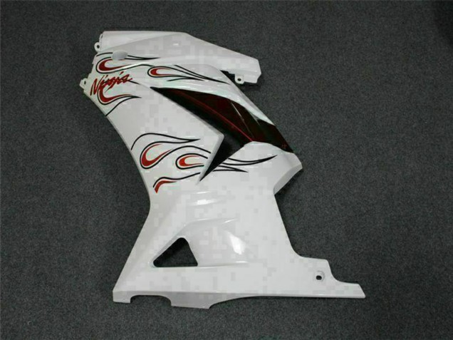 2008-2012 Kawasaki EX250 Motorcycle Fairings - White Red Canada Suppliers