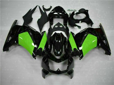 2008-2012 Kawasaki EX250 Motorcycle Fairings - Glossy Black Green Canada Suppliers
