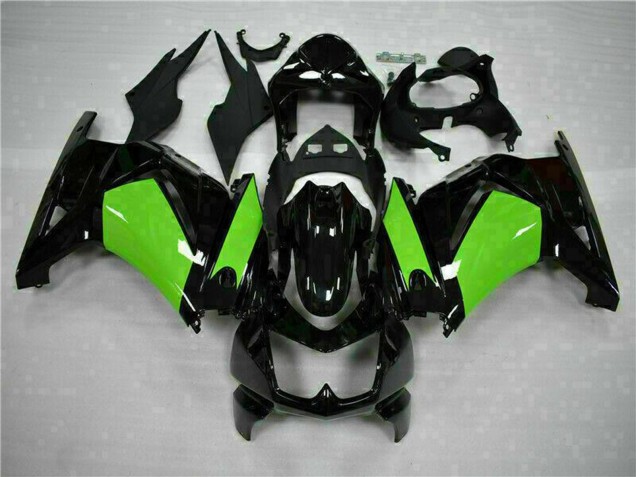 2008-2012 Kawasaki EX250 Motorcycle Fairings - Glossy Black Green Canada Suppliers