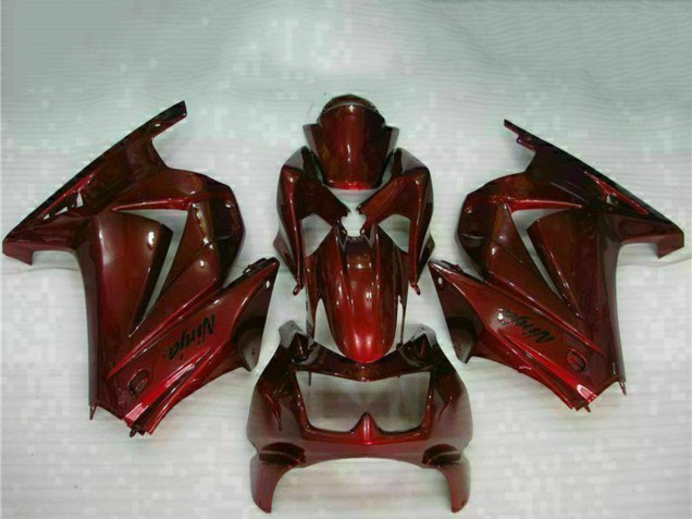 2008-2012 Kawasaki EX250 Motorcycle Fairings - Maroon Red Canada Suppliers