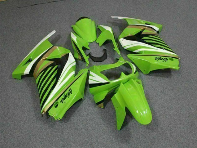 2008-2012 Kawasaki EX250 Motorcycle Fairing - Green White Black Canada Suppliers