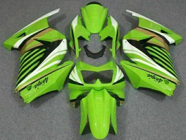 2008-2012 Kawasaki EX250 Motorcycle Fairing - Green White Black Canada Suppliers