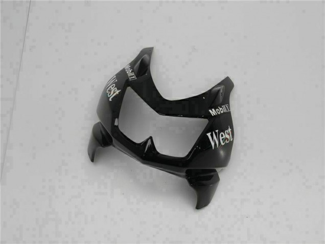 2008-2012 Kawasaki EX250 Motorcycle Fairings - Glossy Black White West Canada Suppliers