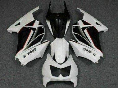 2008-2012 Kawasaki EX250 Motorcycle Fairings - White Black Ninja Canada Suppliers