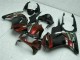2008-2012 Kawasaki EX250 Motorcycle Fairings - Glossy Black Maroon Red Canada Suppliers