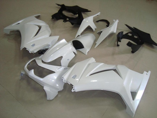 2008-2012 Kawasaki ZX250R Motorcycle Fairings - Pearl White Canada Suppliers