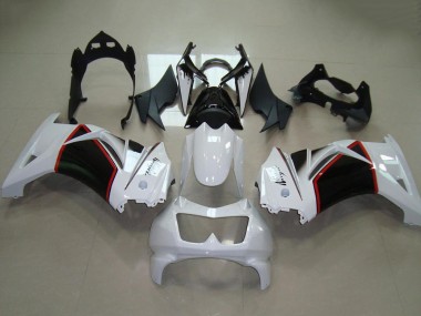 2008-2012 Kawasaki ZX250R Motorcycle Fairings - White Red Glossy Black Canada Suppliers