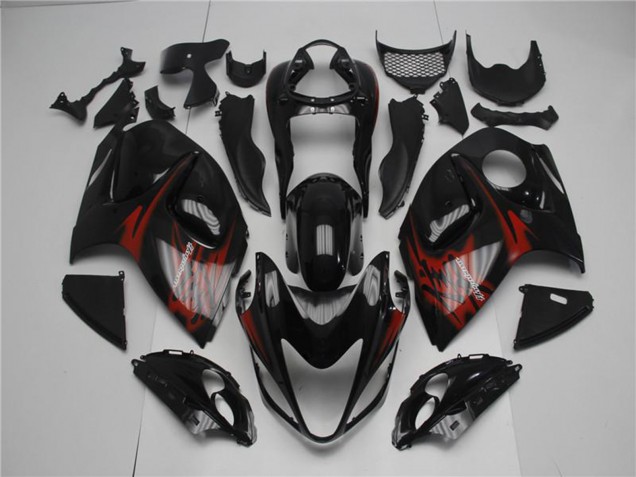 2008-2020 Suzuki GSXR 1300 Hayabusa Motorcycle Fairings - Glossy Black Red Canada Suppliers