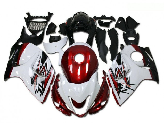 2008-2020 Suzuki GSXR 1300 Hayabusa Motorcycle Fairings - White Red Black Canada Suppliers