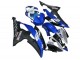 2008-2016 Yamaha YZF R6 Motorcycle Fairings - White Blue Matte Black Yamalube Canada Suppliers
