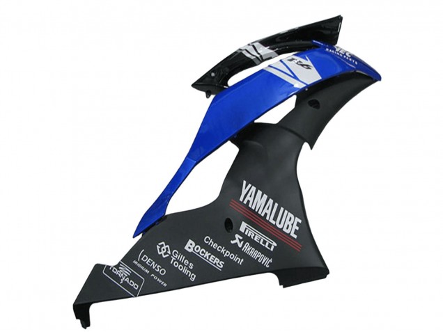 2008-2016 Yamaha YZF R6 Motorcycle Fairings - White Blue Matte Black Yamalube Canada Suppliers
